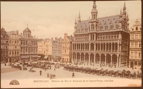 BRUXELLES. - Maison du Roi et Maisons de la Grand'Place, côté Est.