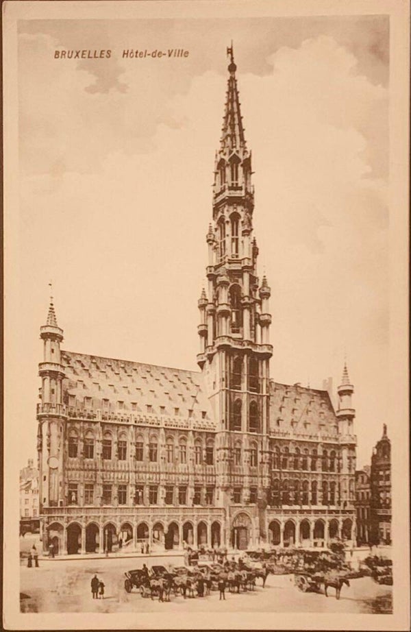 carte postale  :BRUXELLES Hôtel-de-Ville