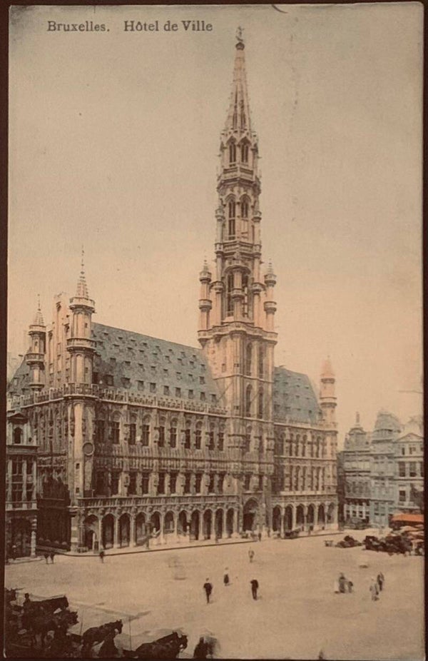CPA-l'Hôtel de Ville de Bruxelles