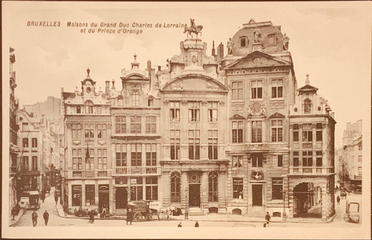 CPA-les maisons du Grand Duc Charles de Lorraine et du Prince d'Orange à Bruxelles