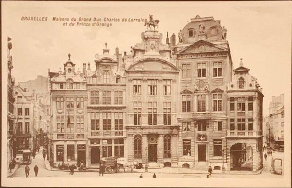 CPA-les maisons du Grand Duc Charles de Lorraine et du Prince d'Orange à Bruxelles