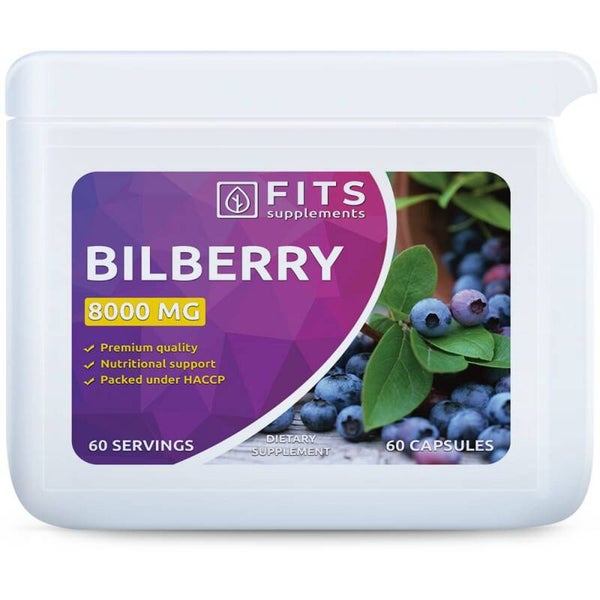 Bilberry Strong 8000mg 60 capsules