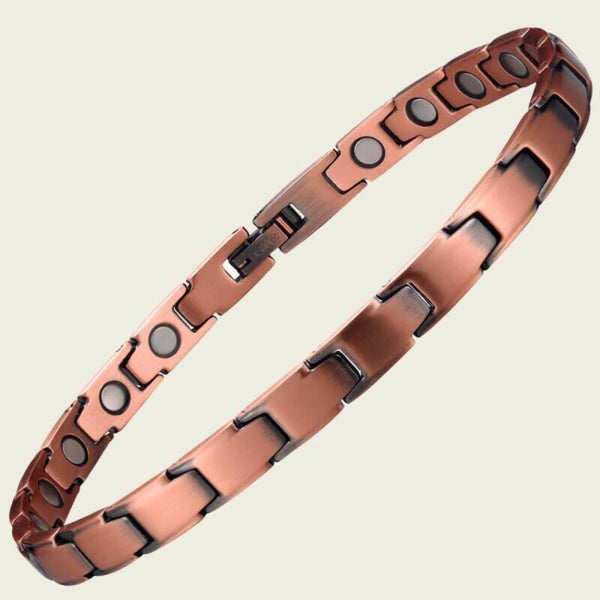 Luxe gezondheidsarmband magnetisch koper - 0,7 cm B