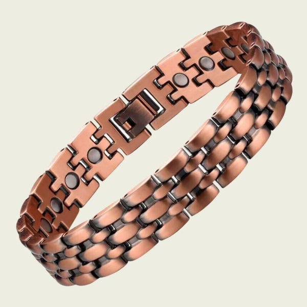 Luxe gezondheidsarmband magnetisch koper - 1,3 cm