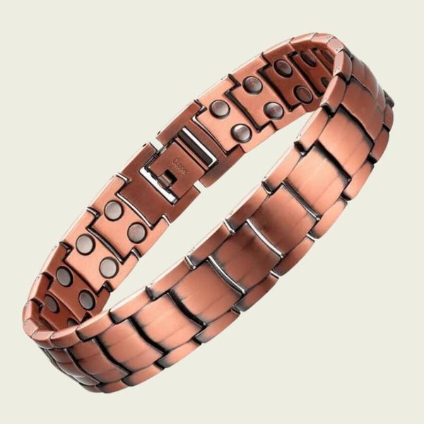 Luxe gezondheidsarmband magnetisch koper - 1,5 cm