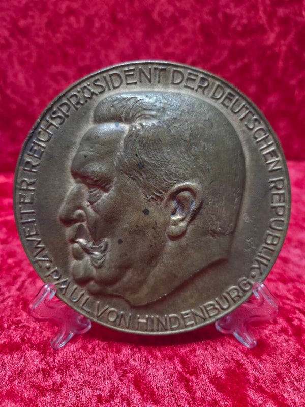 plaquette paul von hindenburg