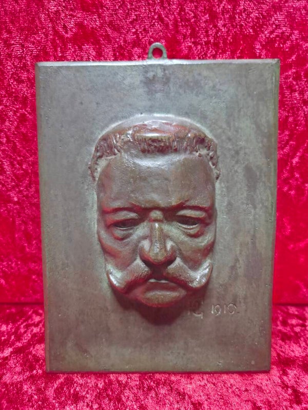 3d bronsplaquette paul von hindenburg