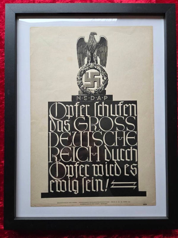 Wochenspruche der nsdap maart 1941