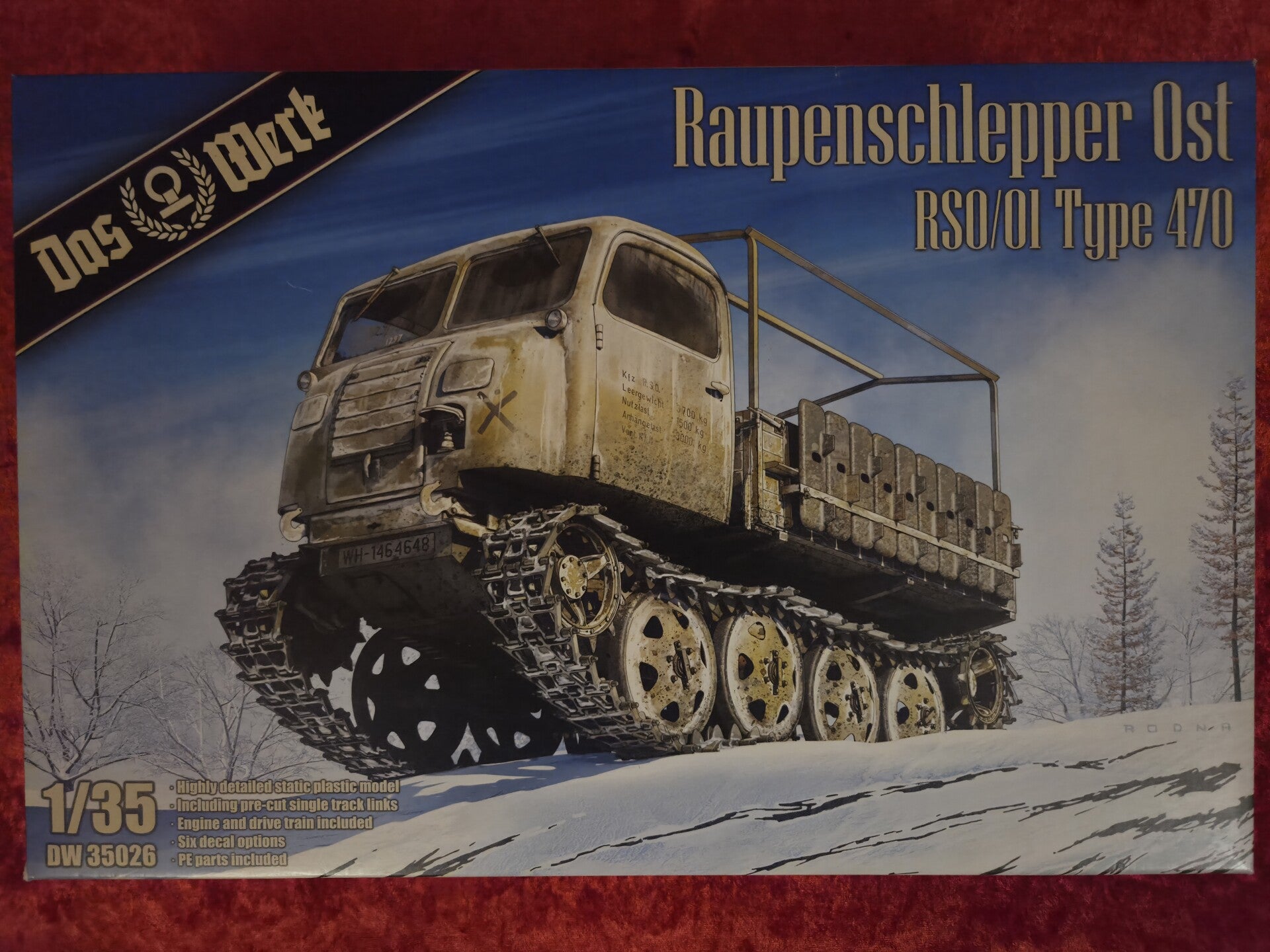 Raupenschlepper modelbouwdoos