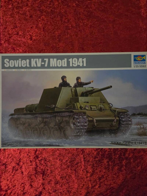 trumpeter kv 7 tank