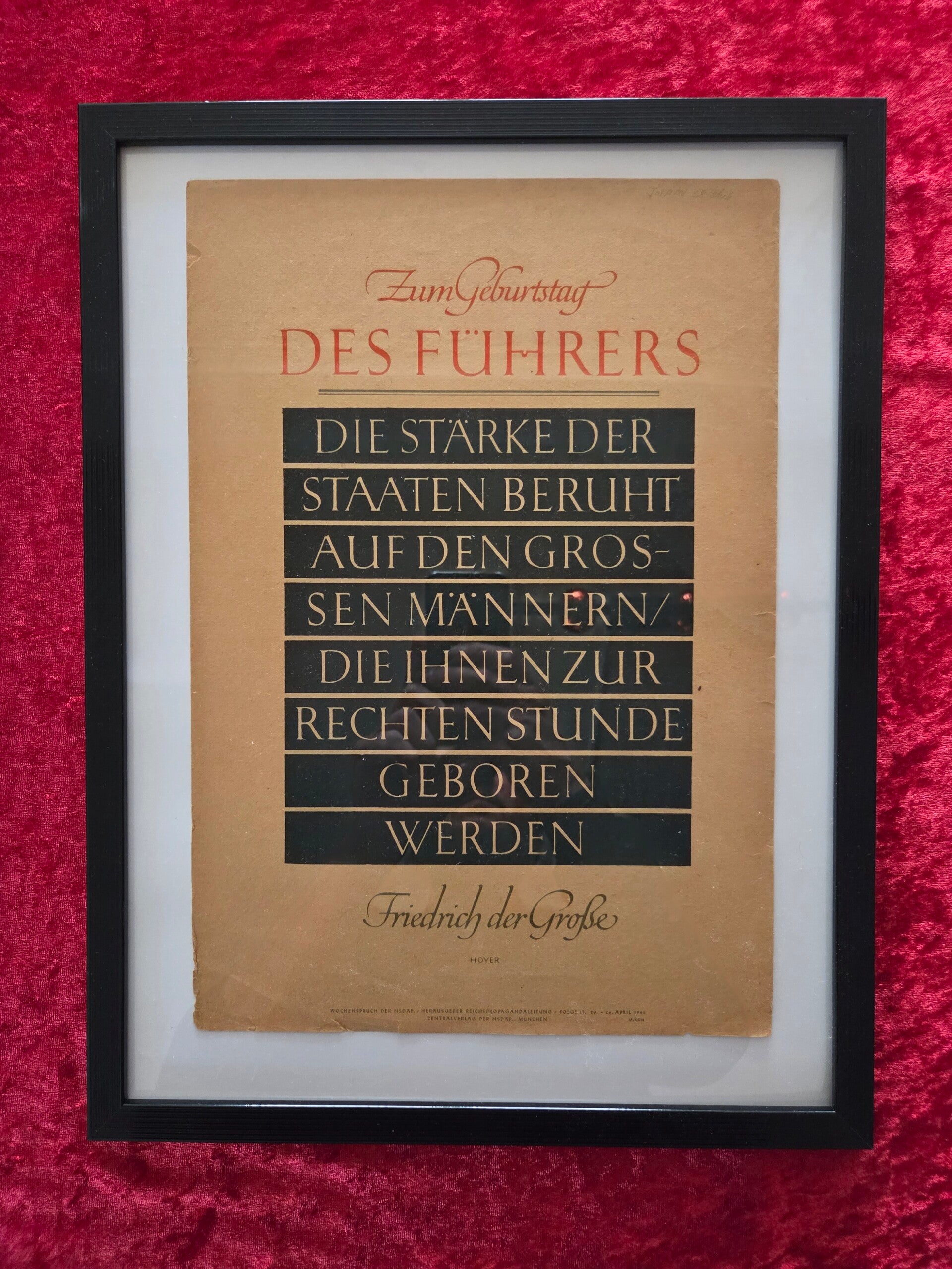 wochenspruche 20 april 1941