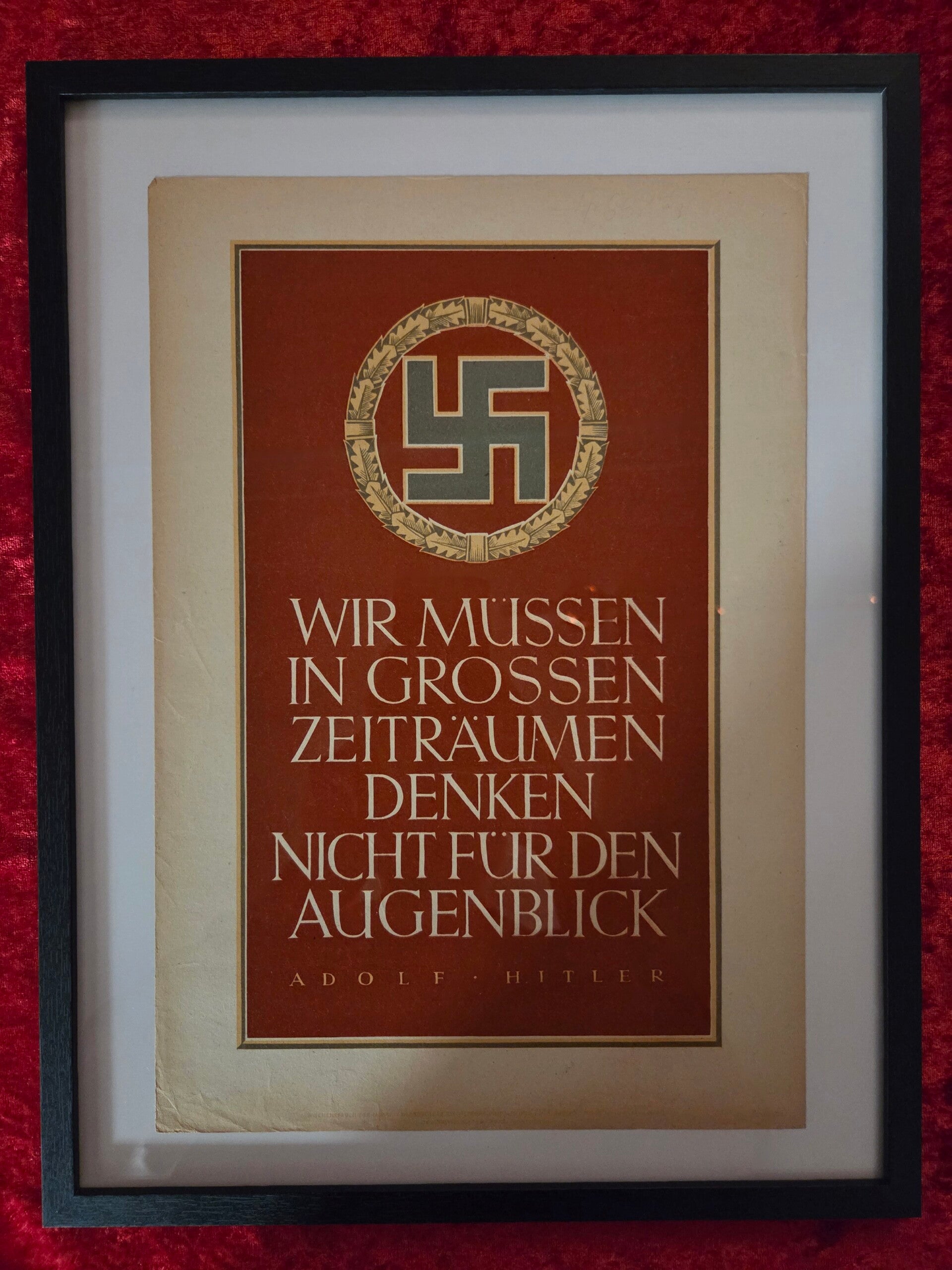 wochenspruch der nsdap week 42 van het jaar 1943