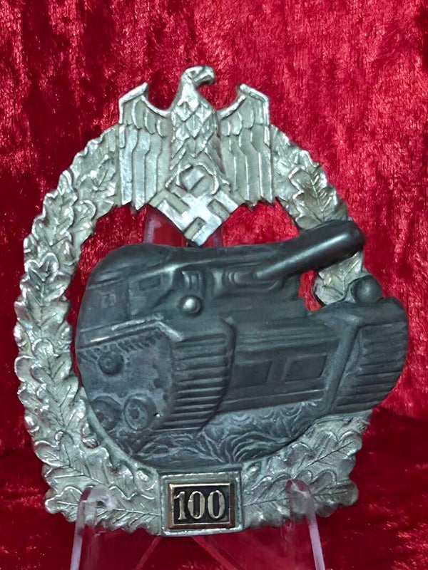 panzerkampfabzeichen 100 stufe rudolf souval