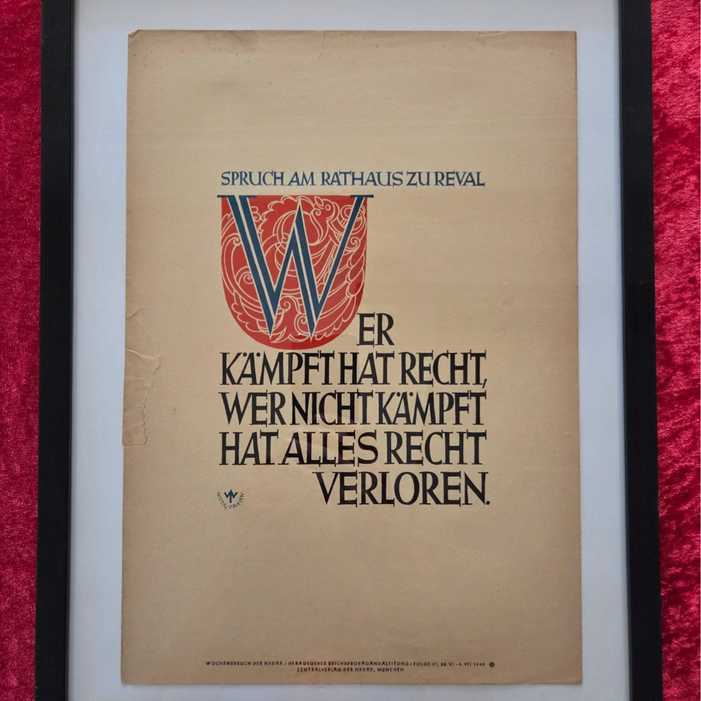 wochenspruche juni\juli 1942