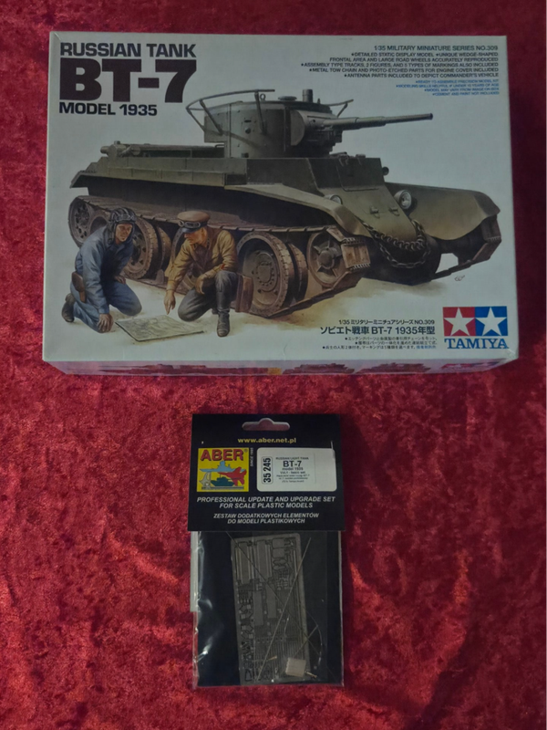 tamiya bt 7 tank met aber upgradeset