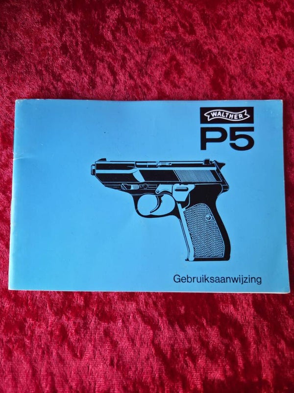 Gebruiksaanwijzing P5 Walther
