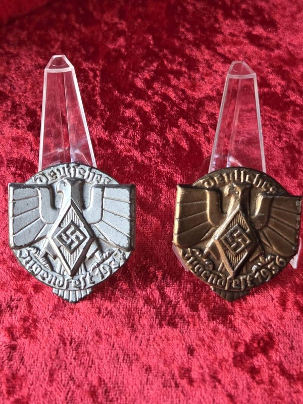 Hitlerjugend fest tinnies 1936 1937