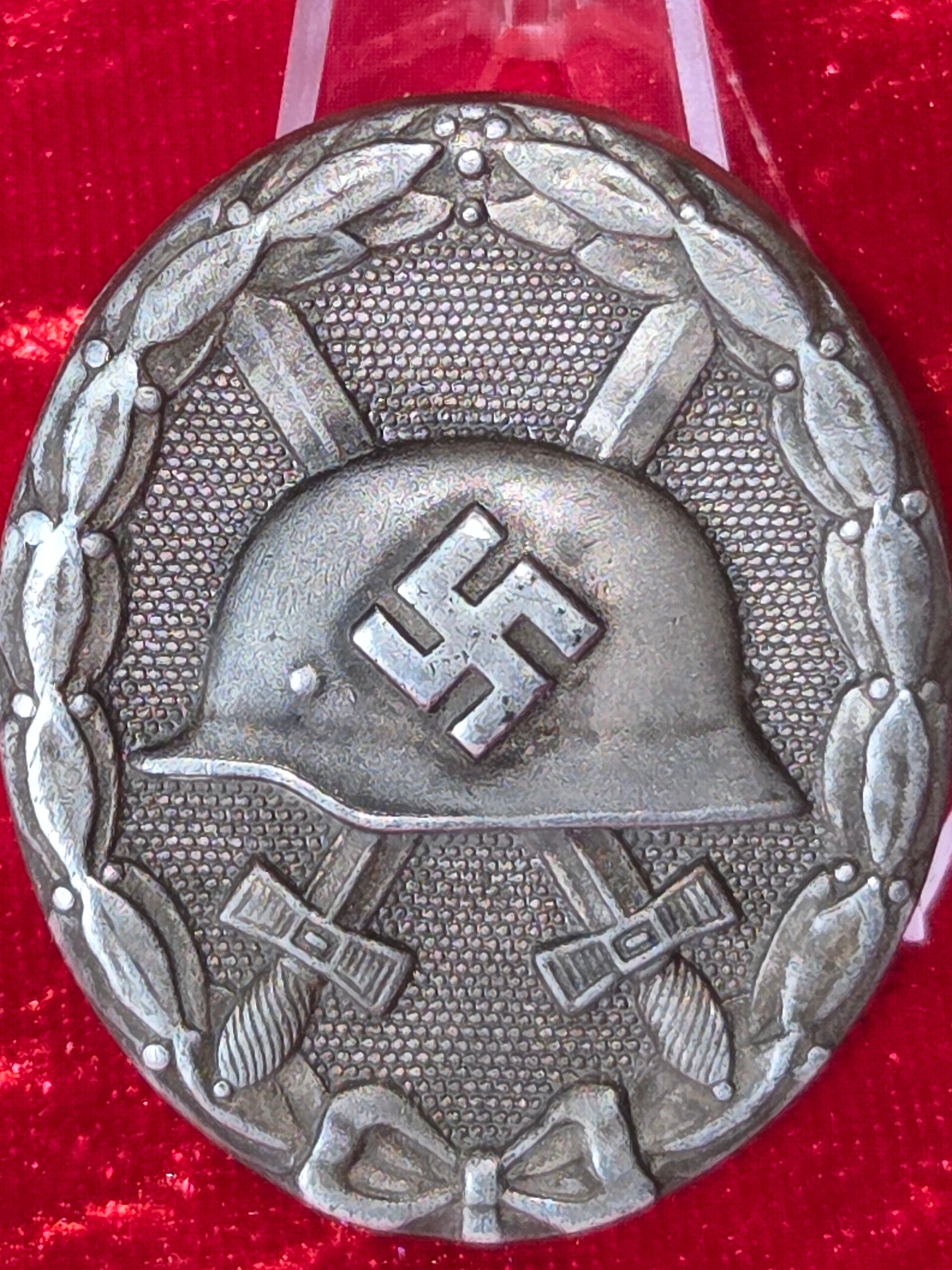 Woundbadge zilver