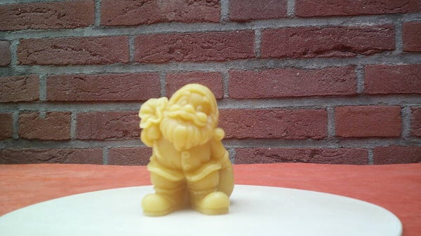 Bienenwachs Figur - Weihnachtsmann  bringend