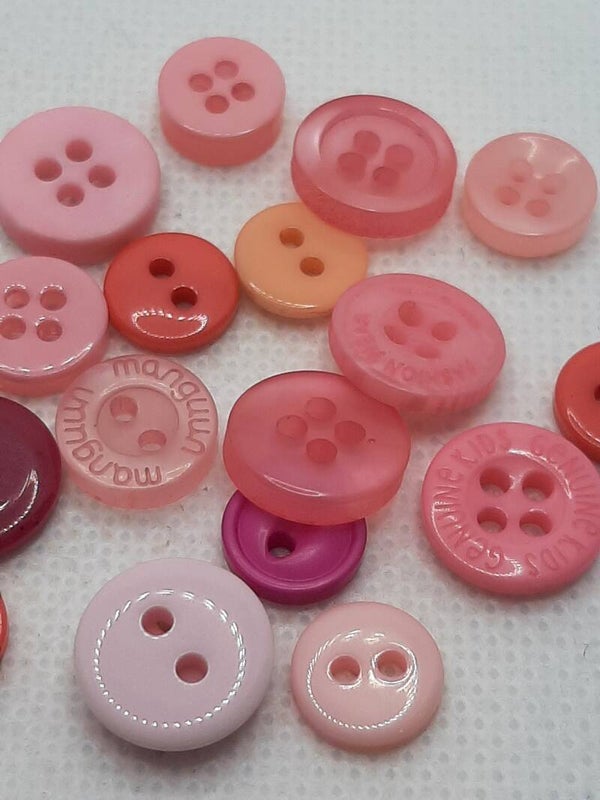 Knoop assorti klein roze