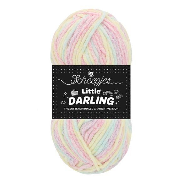 Scheepjes Little Darling Sparkled Gradient 01 Snow Cone