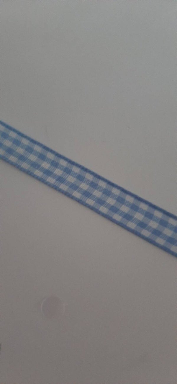 31..  Lint blauw ruit 10 mm   