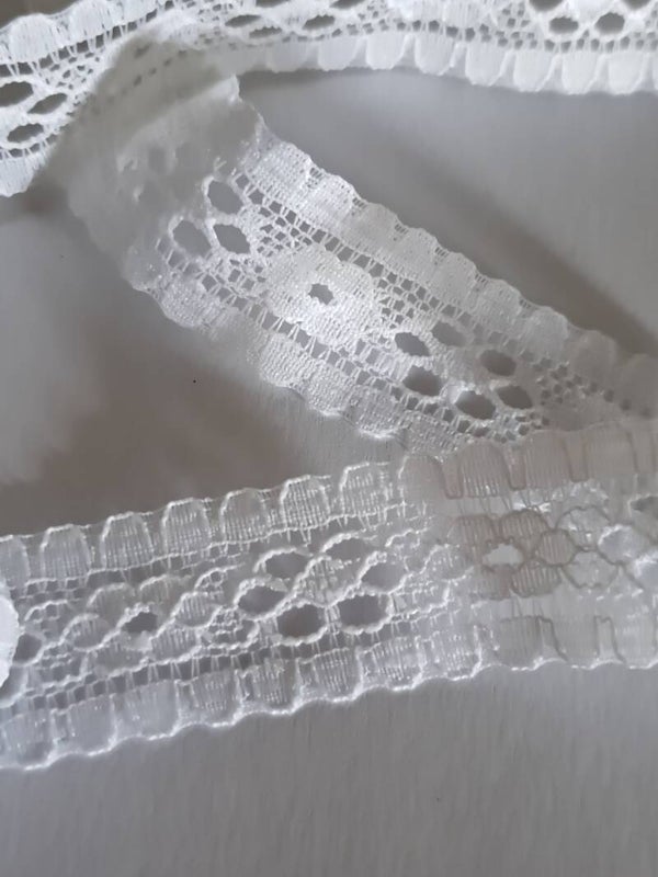 Kant I 20 mm breed wit