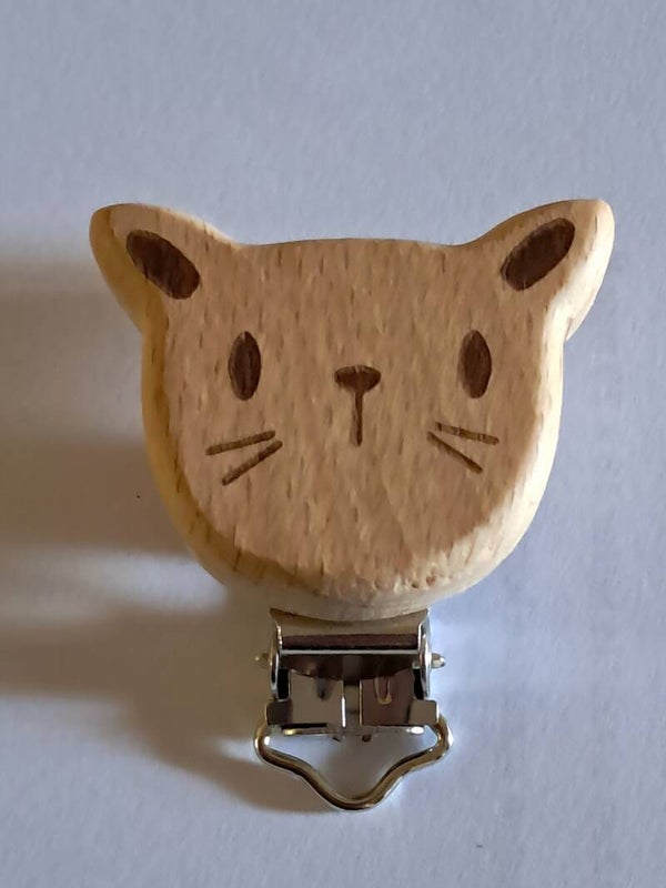 Speenclip hout kat