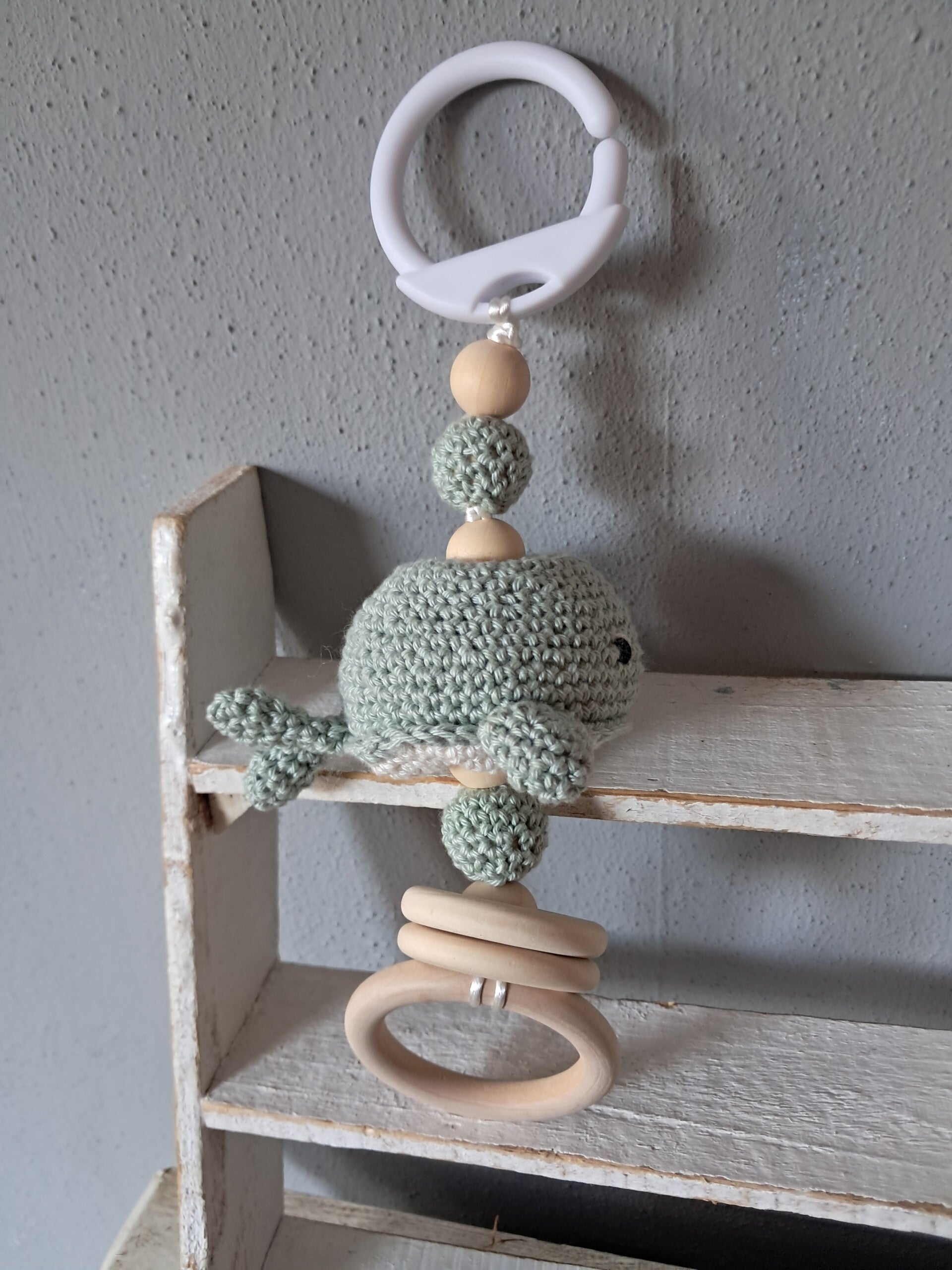 Maxicosihanger walvis grijsgroen