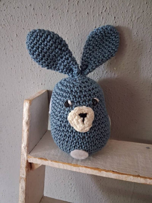 Mini konijn blauw