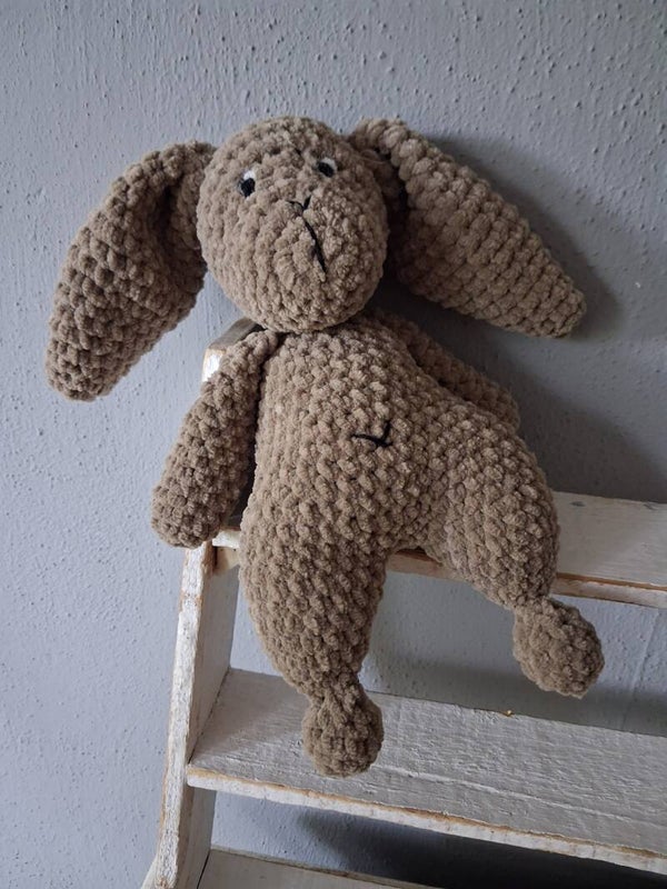 Newborn knuffel konijn mos groen