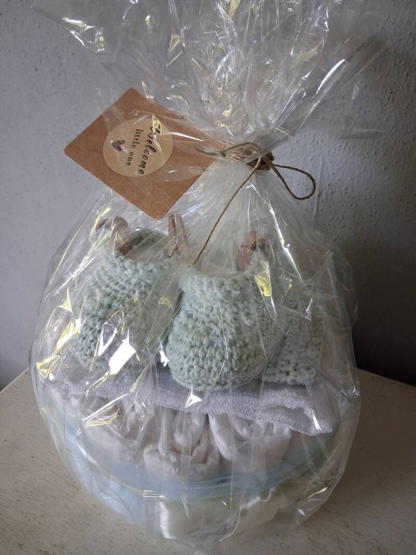 Luiertaart licht blauw