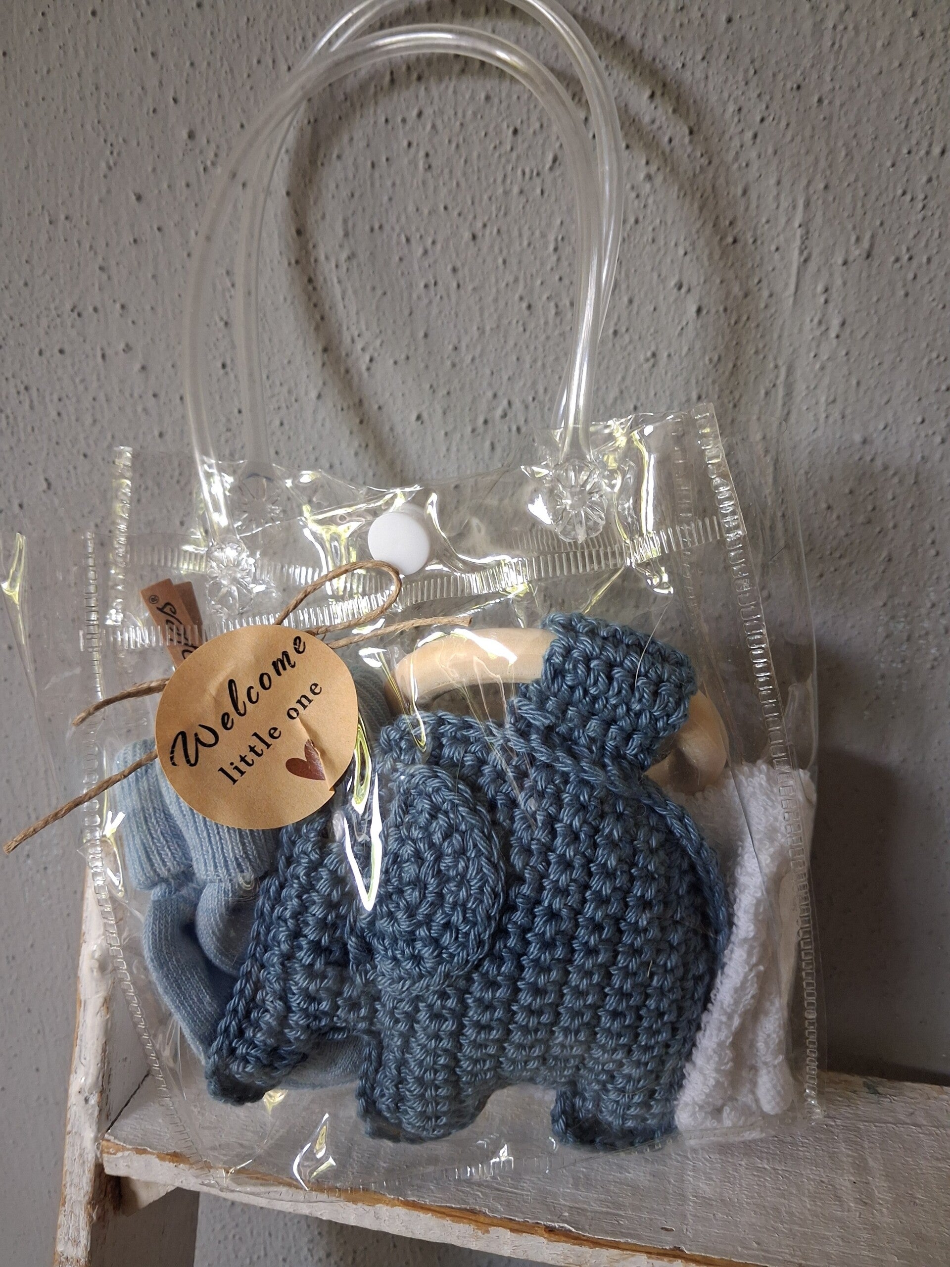 Tasje olifant blauw