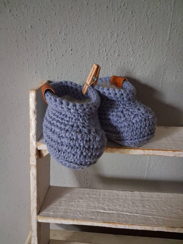 Babyslofjes 0-3 maanden blauw