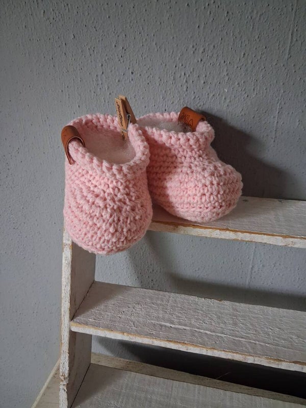 Babyslofjes 0-3 maanden roze
