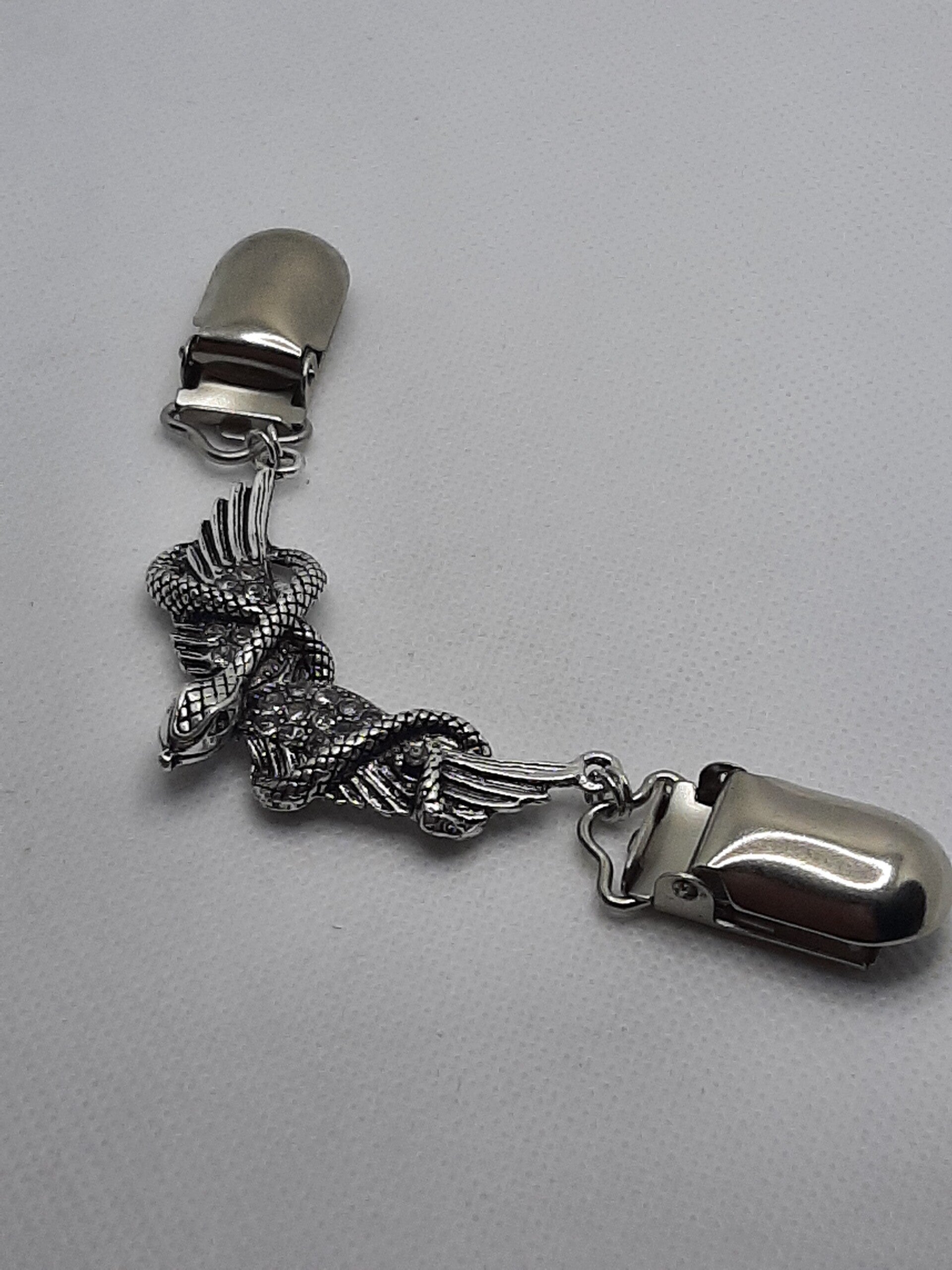 Vestsluiting slang met clips