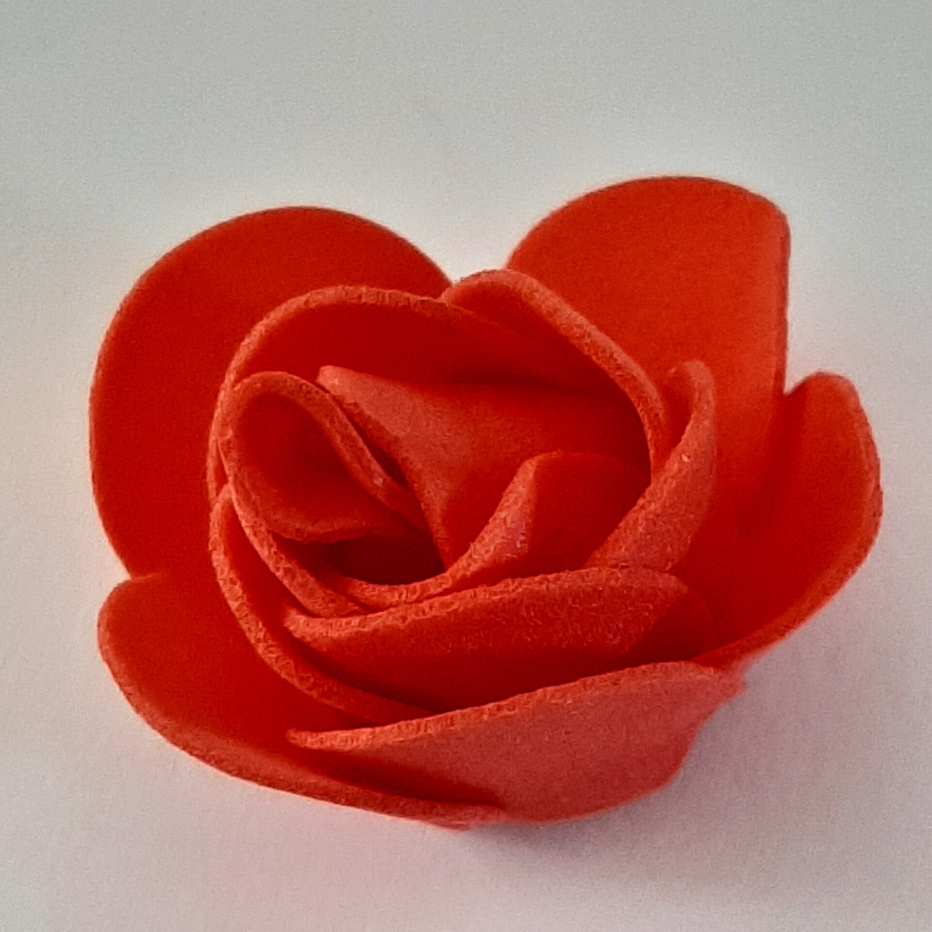 Foam roosje 3 cm rood