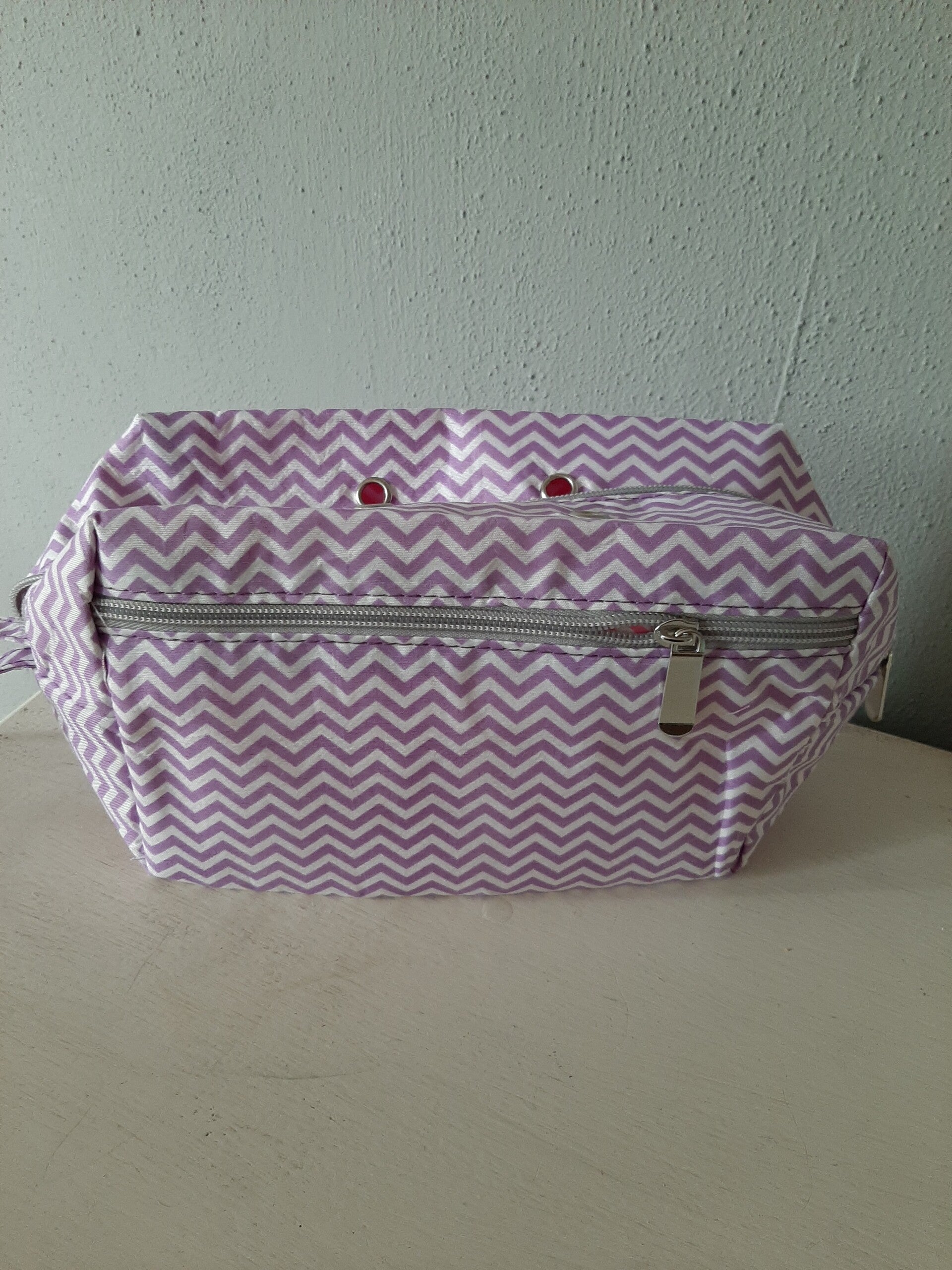 Haak/handwerktas paars maat s