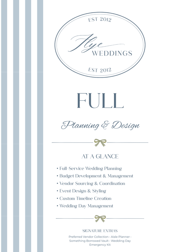 Full Planning & Design