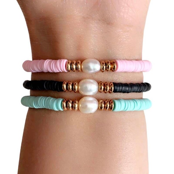 Katsuki & zoetwater parel armband