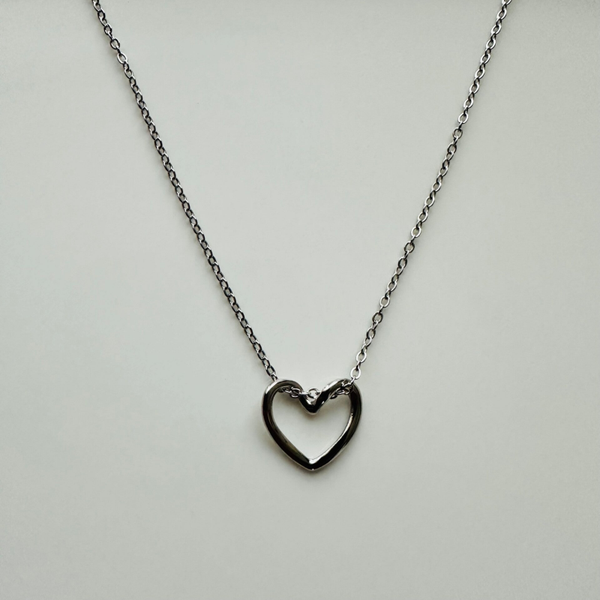Ketting open hart