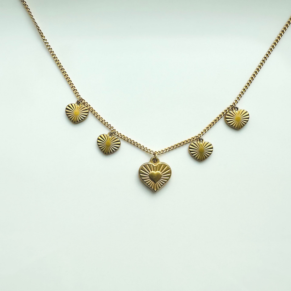 Ketting met hartjes