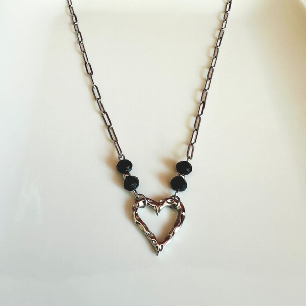 Schakel ketting met hart