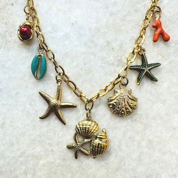 Sea bedelketting goud
