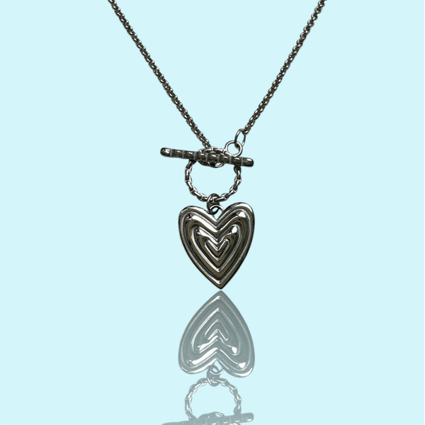 Ketting hart zilver