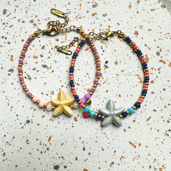 Zeester kralen armband