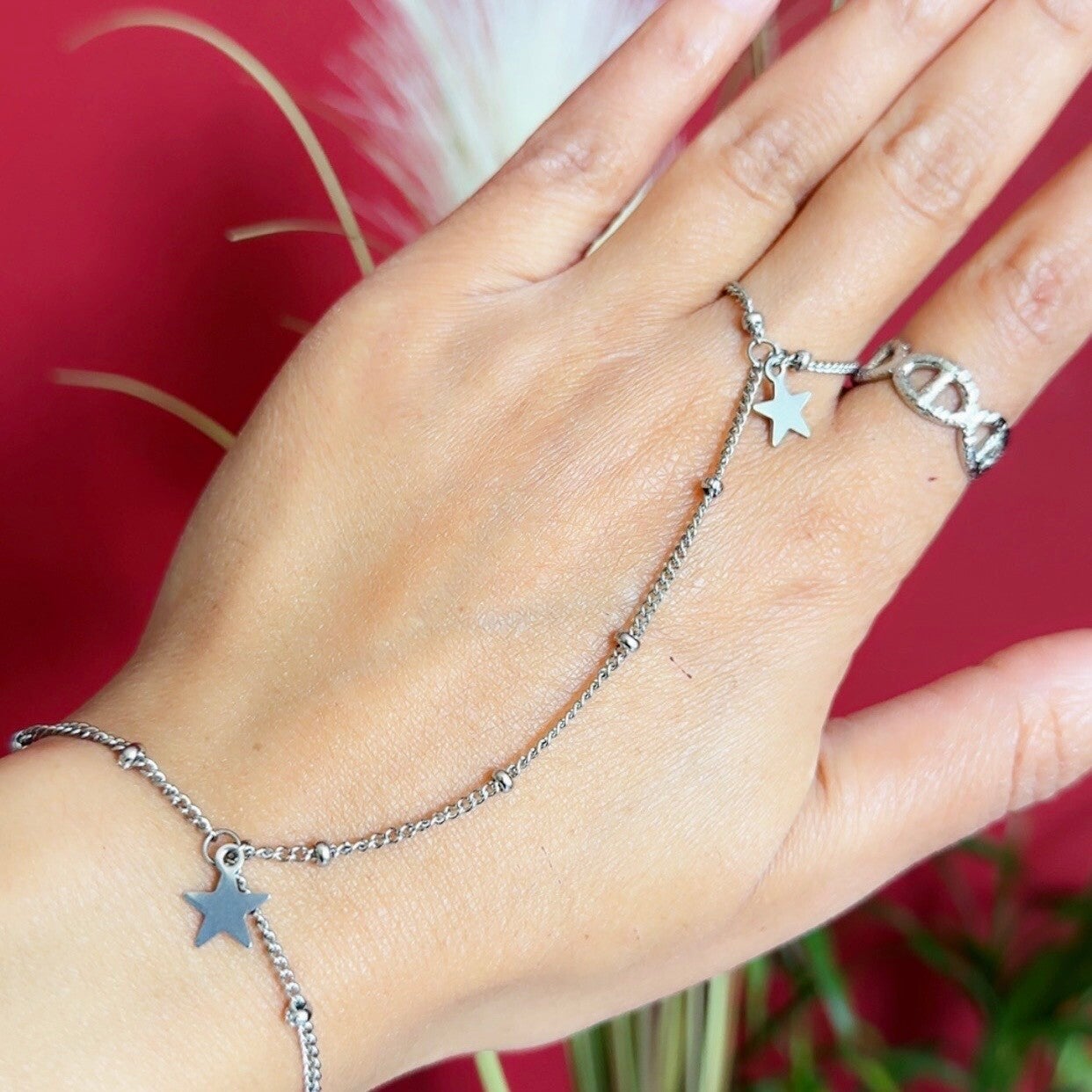 Star armband met ring