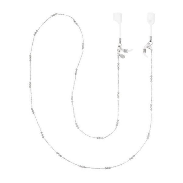 Stainless Steel Zonnebril-/airpods koord Zilver