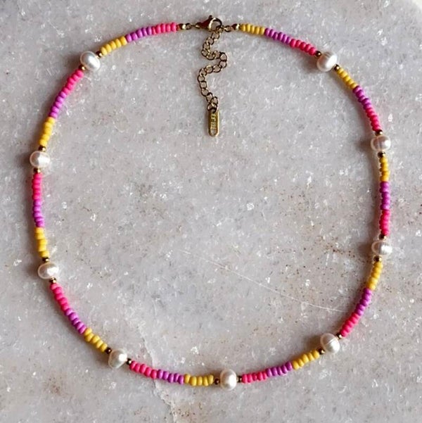 Bohemian parel ketting