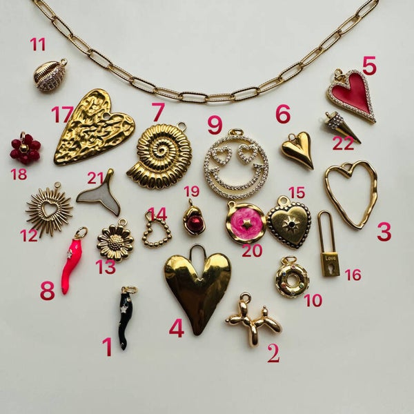 losse bedels voor ketting of armband